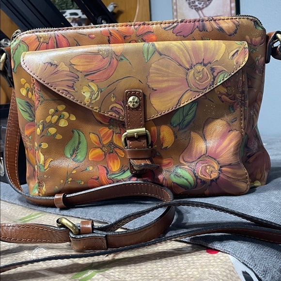 Patricia Nash Handbags - Patricia Nash Floral Brown Leather Women's Bag